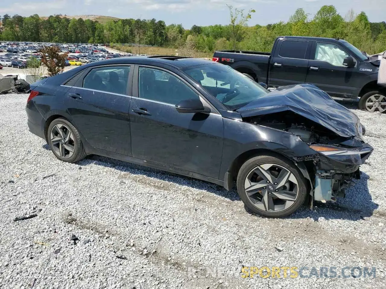 4 Photograph of a damaged car KMHLN4AJ8PU059261 HYUNDAI ELANTRA 2023