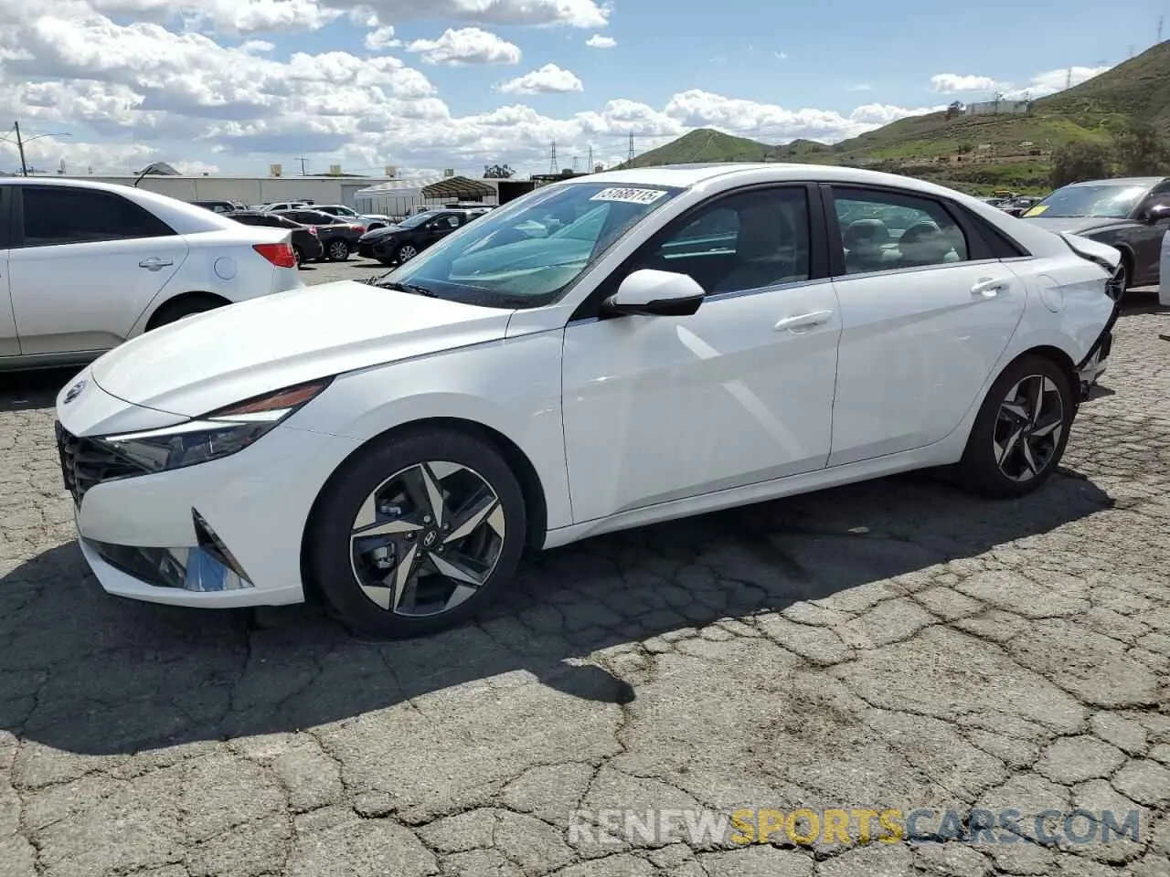 1 Photograph of a damaged car KMHLN4AJ8PU092339 HYUNDAI ELANTRA 2023