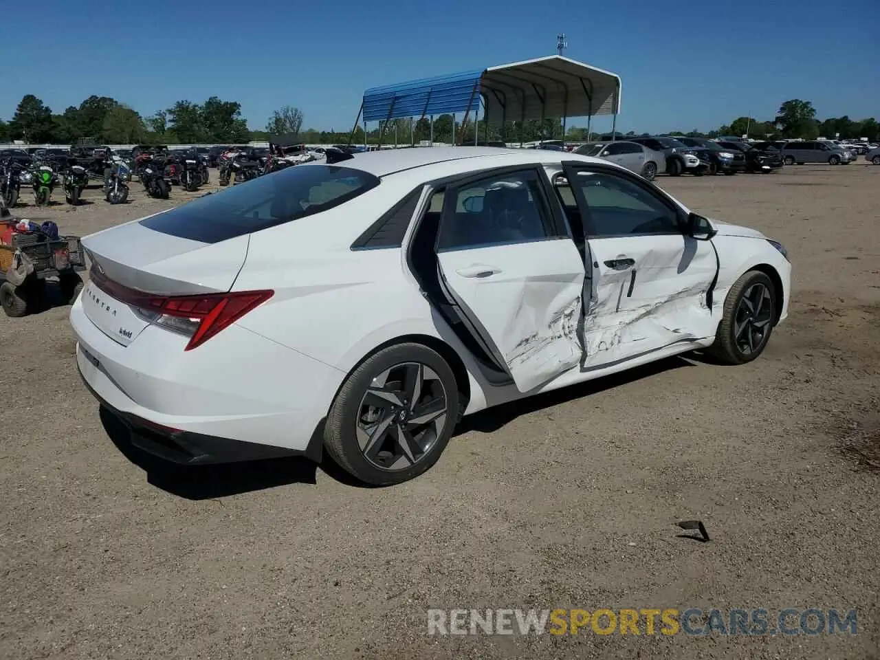 3 Photograph of a damaged car KMHLN4AJ9PU047460 HYUNDAI ELANTRA 2023