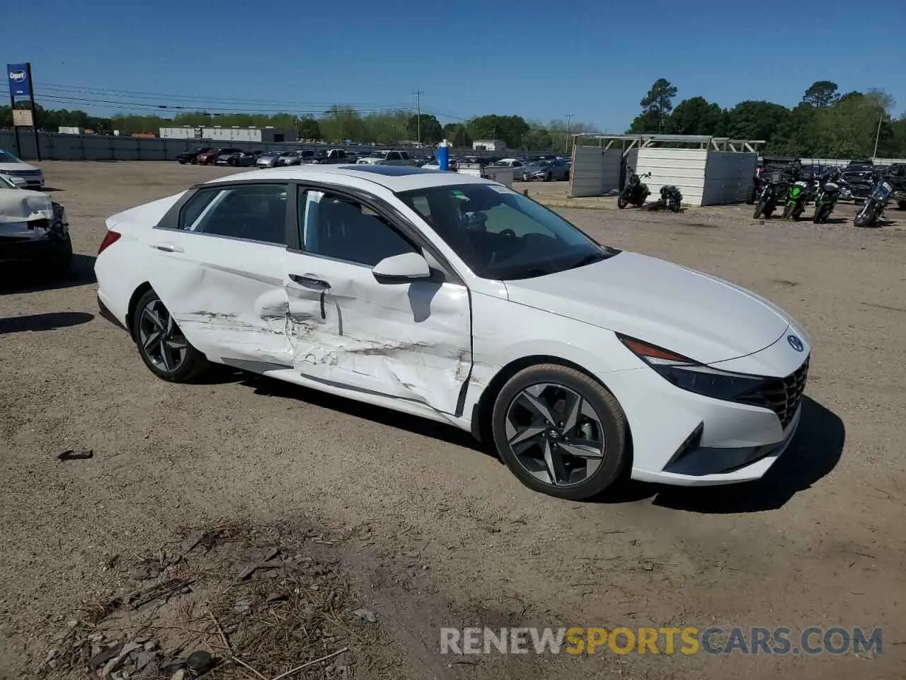 4 Photograph of a damaged car KMHLN4AJ9PU047460 HYUNDAI ELANTRA 2023