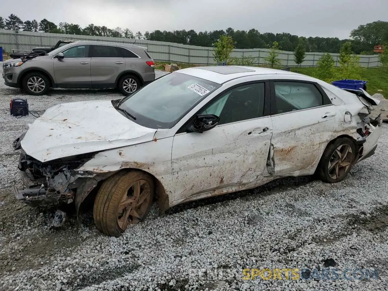 1 Photograph of a damaged car KMHLN4AJ9PU054991 HYUNDAI ELANTRA 2023