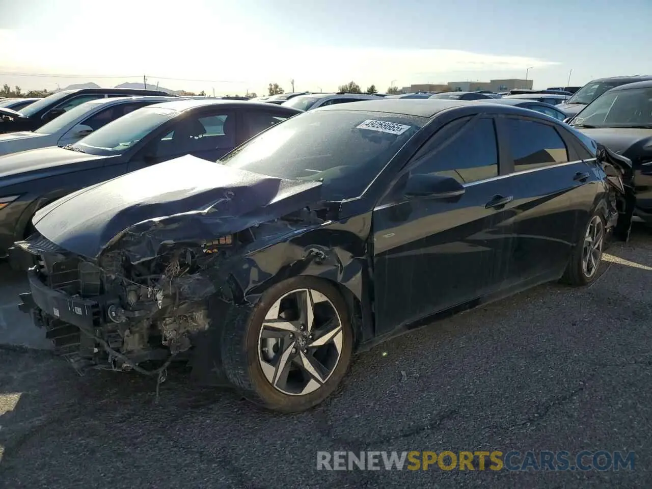 1 Photograph of a damaged car KMHLN4AJXPU035981 HYUNDAI ELANTRA 2023