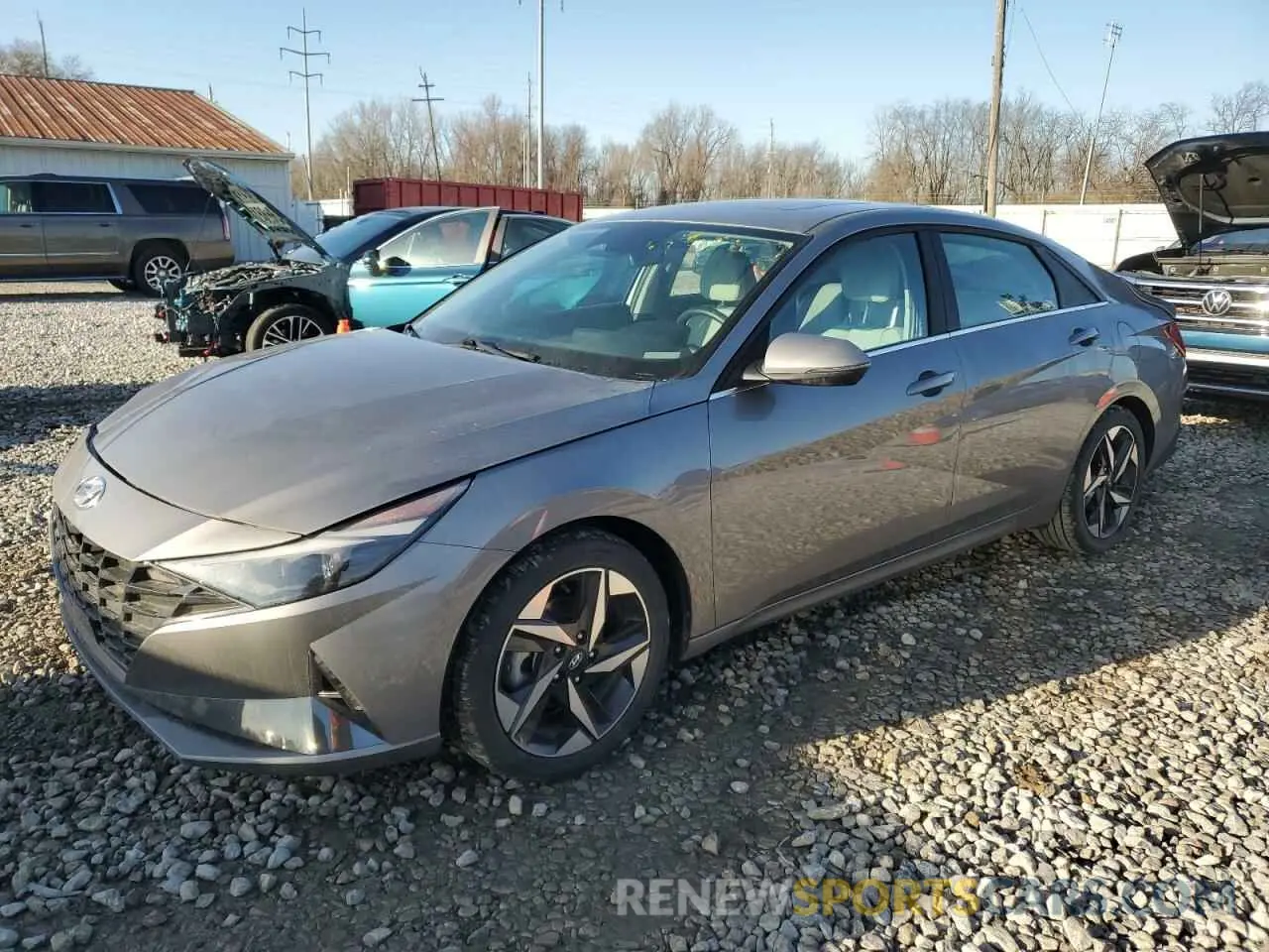 1 Photograph of a damaged car KMHLN4AJXPU050688 HYUNDAI ELANTRA 2023