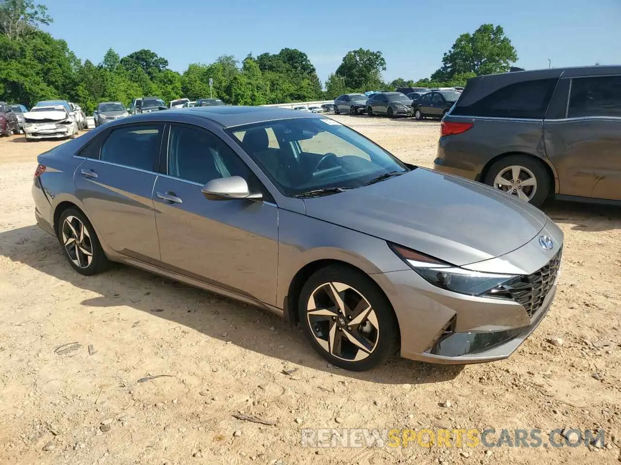 4 Photograph of a damaged car KMHLN4AJXPU053624 HYUNDAI ELANTRA 2023