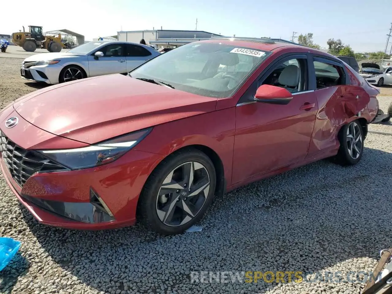 1 Photograph of a damaged car KMHLN4AJXPU058113 HYUNDAI ELANTRA 2023