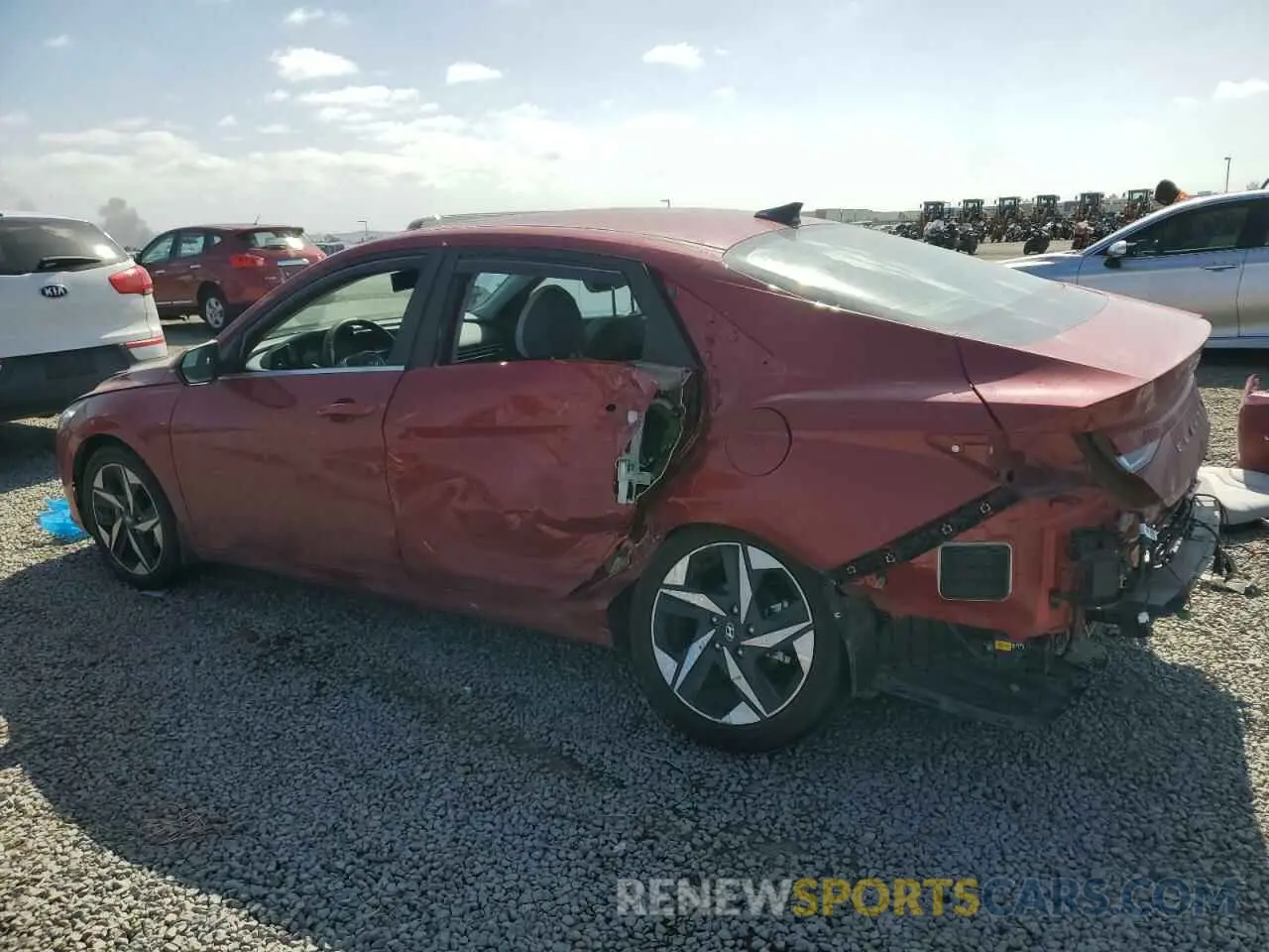 2 Photograph of a damaged car KMHLN4AJXPU058113 HYUNDAI ELANTRA 2023