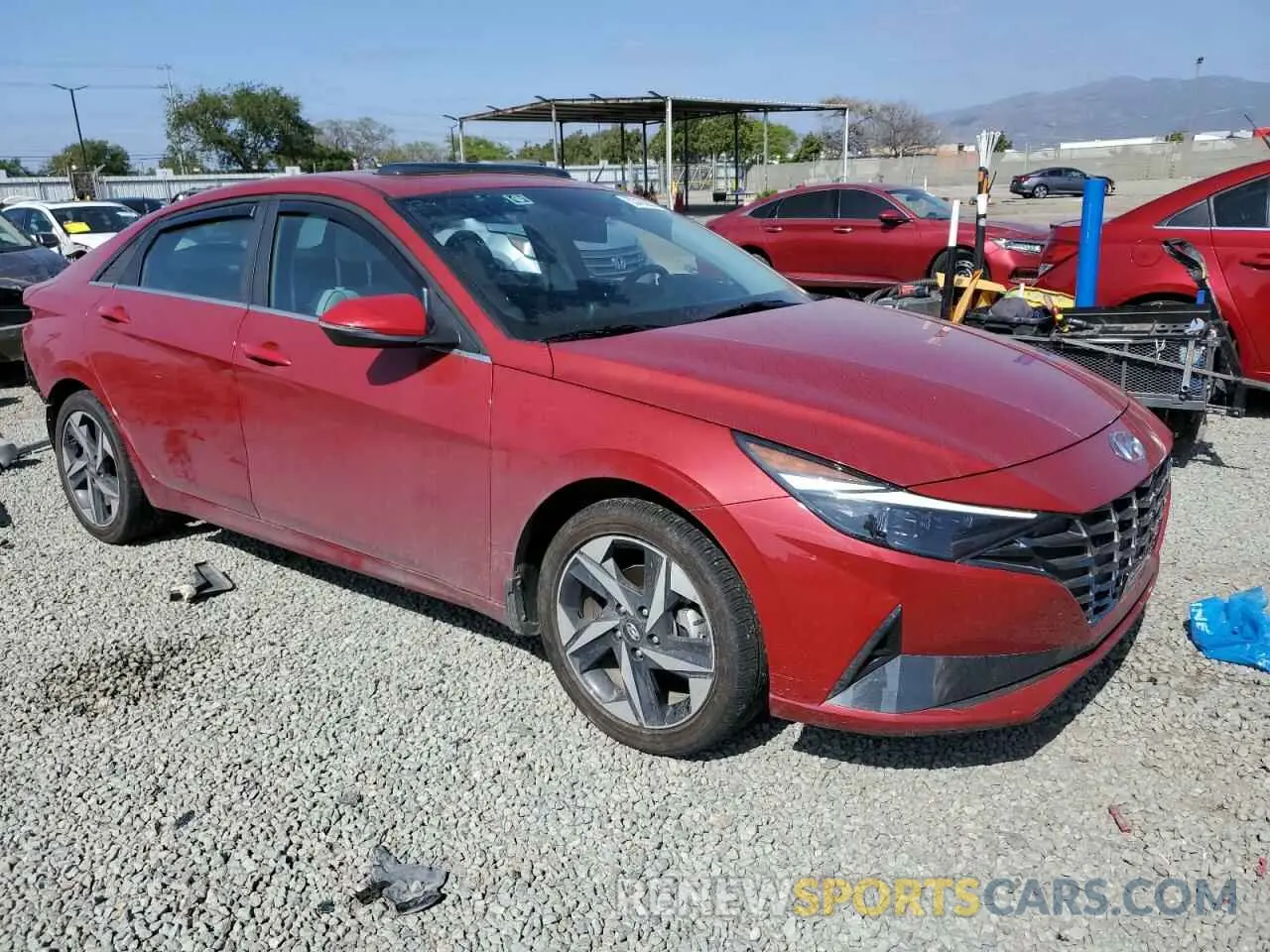 4 Photograph of a damaged car KMHLN4AJXPU058113 HYUNDAI ELANTRA 2023