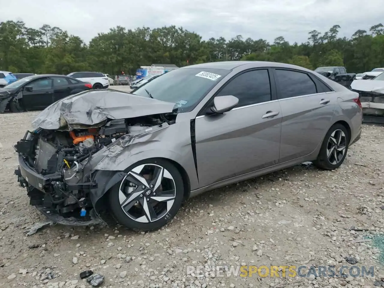 1 Photograph of a damaged car KMHLN4AJXPU092018 HYUNDAI ELANTRA 2023