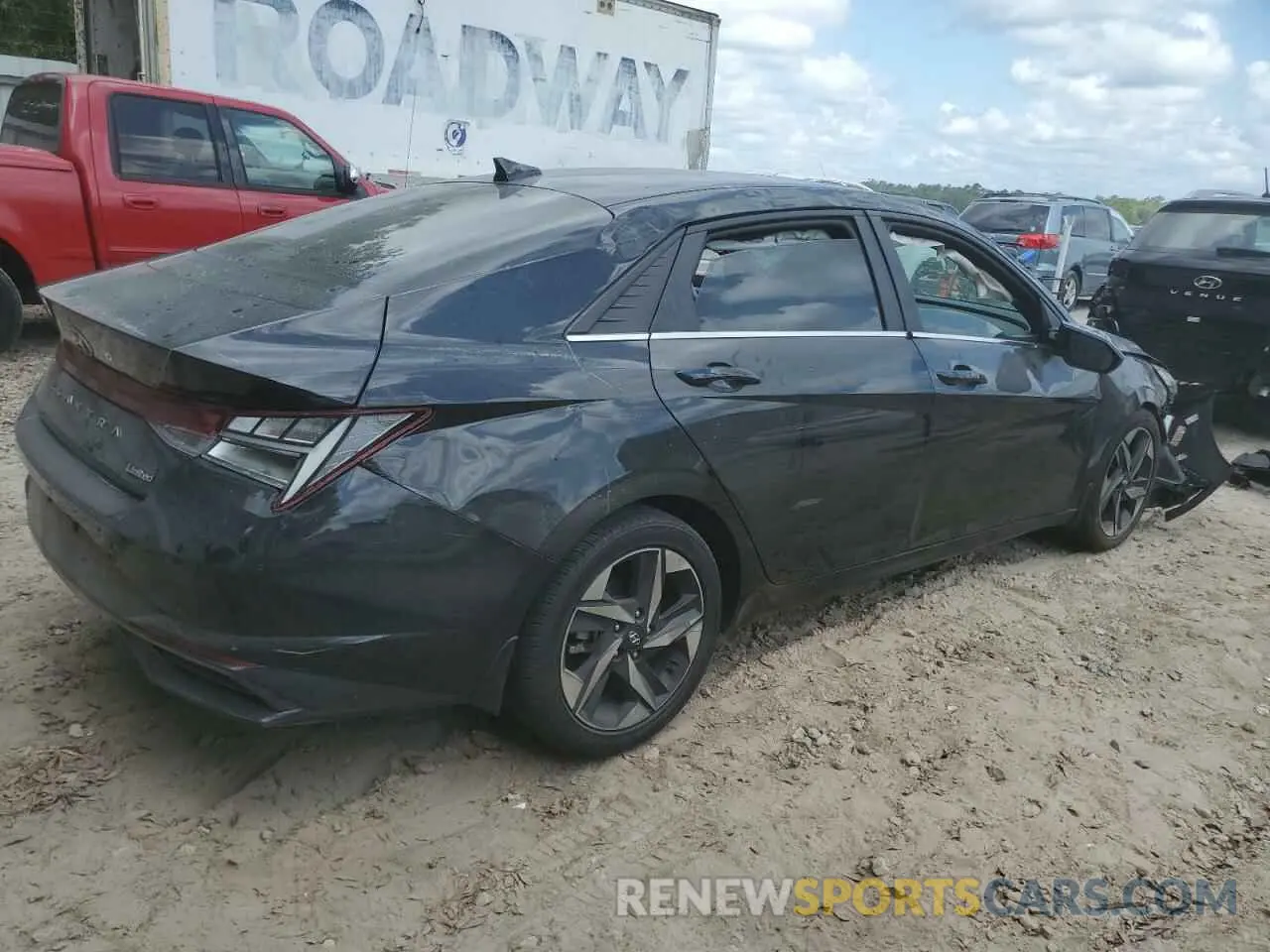 3 Photograph of a damaged car KMHLP4AG0PU499814 HYUNDAI ELANTRA 2023