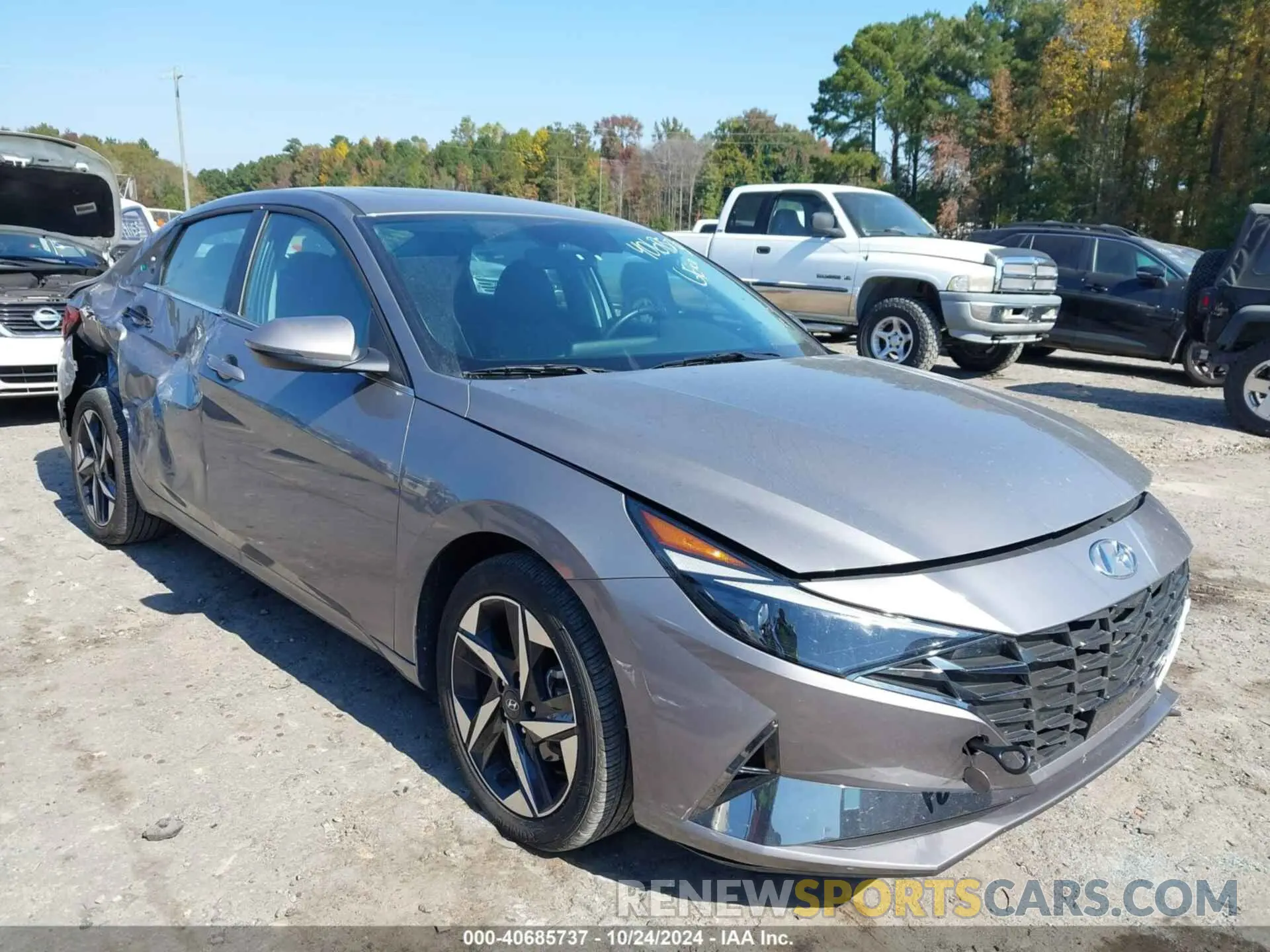 1 Photograph of a damaged car KMHLP4AG0PU607249 HYUNDAI ELANTRA 2023