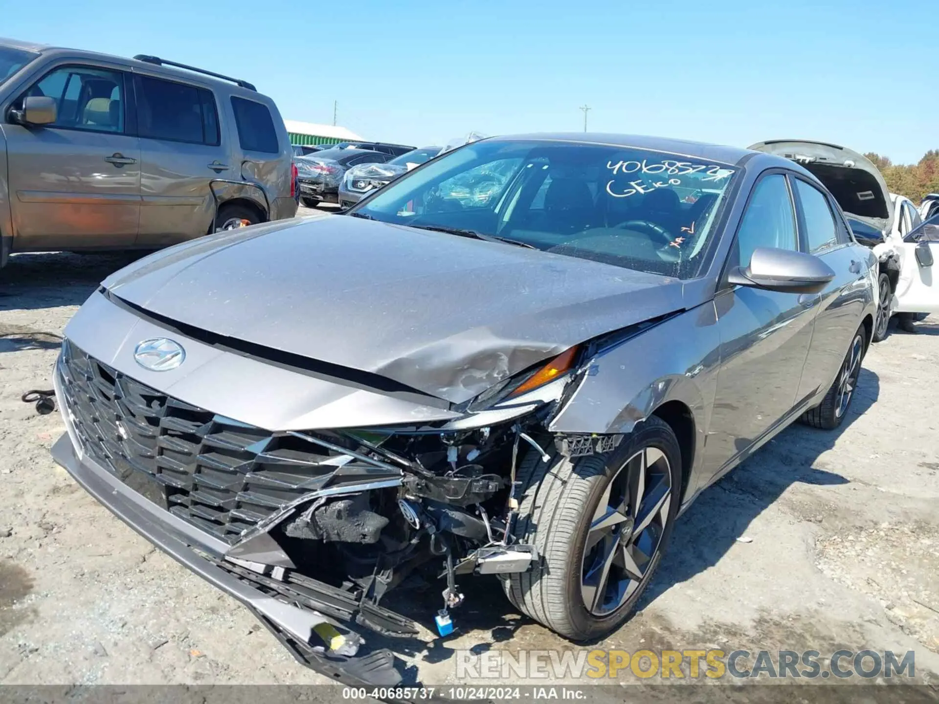 2 Photograph of a damaged car KMHLP4AG0PU607249 HYUNDAI ELANTRA 2023