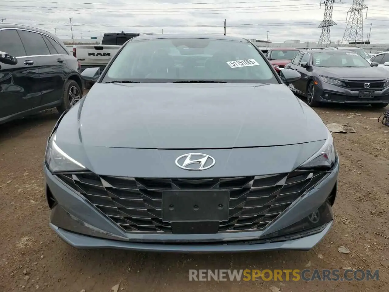 5 Photograph of a damaged car KMHLP4AG1PU437077 HYUNDAI ELANTRA 2023