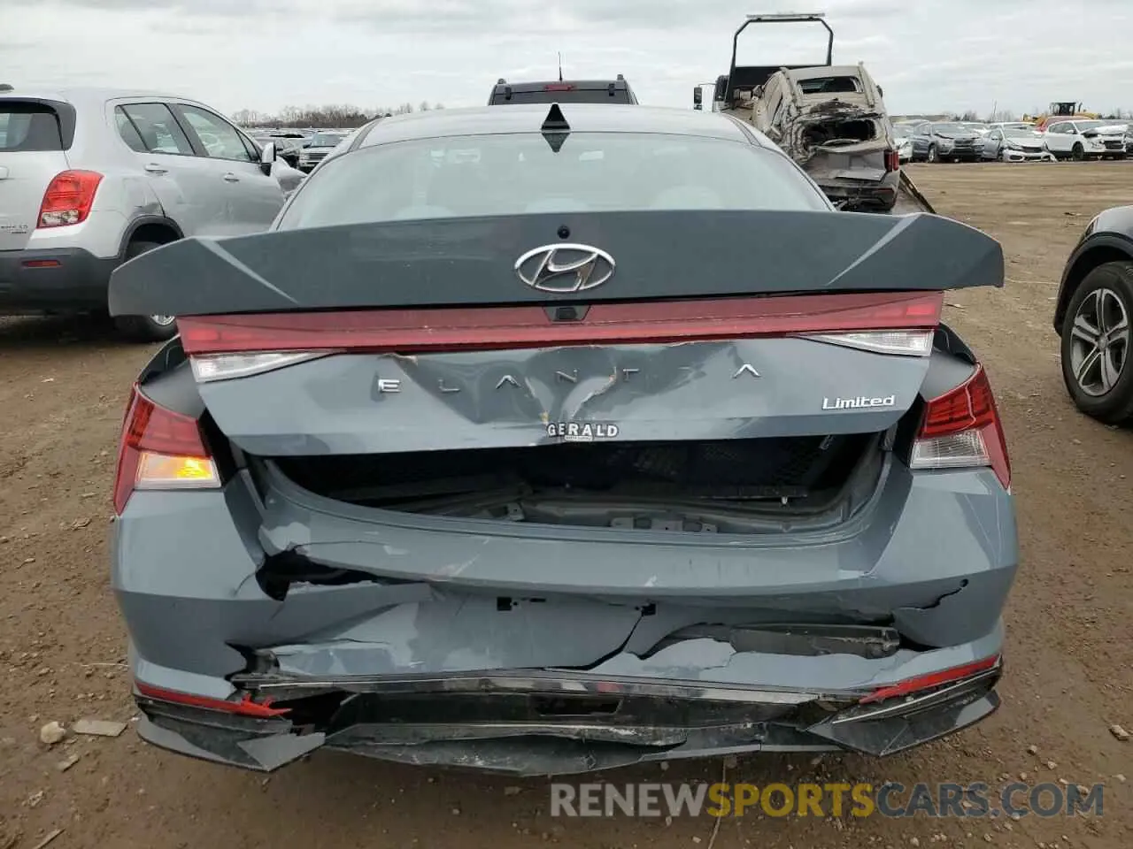 6 Photograph of a damaged car KMHLP4AG1PU437077 HYUNDAI ELANTRA 2023