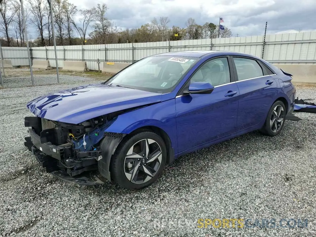 1 Photograph of a damaged car KMHLP4AG1PU456969 HYUNDAI ELANTRA 2023