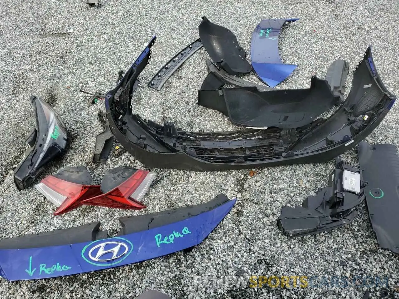 12 Photograph of a damaged car KMHLP4AG1PU456969 HYUNDAI ELANTRA 2023