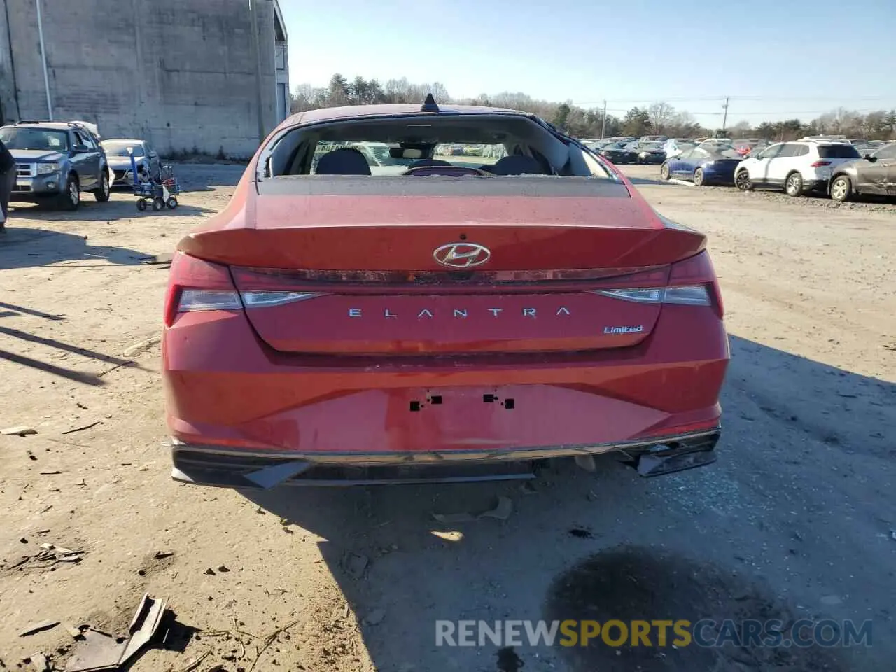 6 Photograph of a damaged car KMHLP4AG2PU376497 HYUNDAI ELANTRA 2023