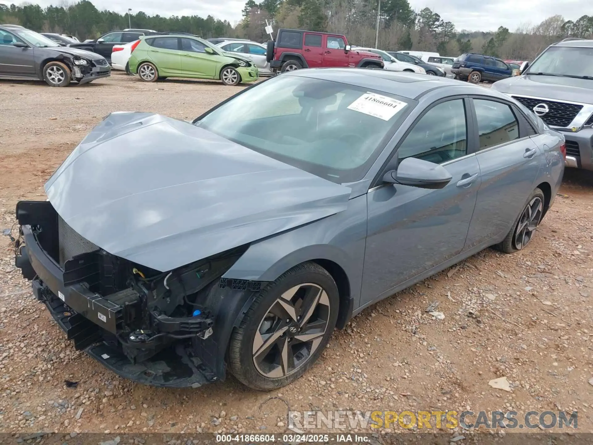 2 Photograph of a damaged car KMHLP4AG2PU430431 HYUNDAI ELANTRA 2023