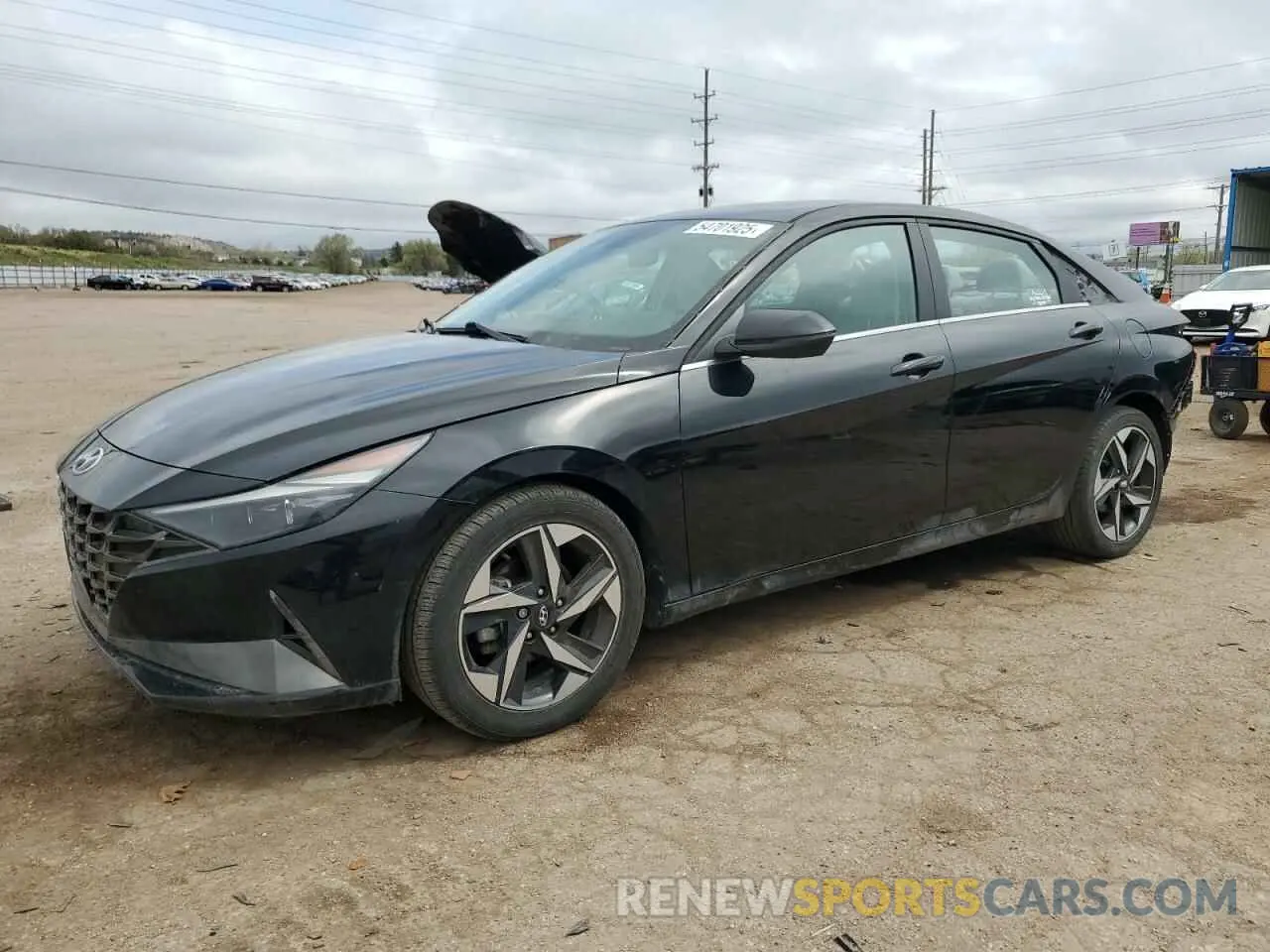 1 Photograph of a damaged car KMHLP4AG2PU457046 HYUNDAI ELANTRA 2023