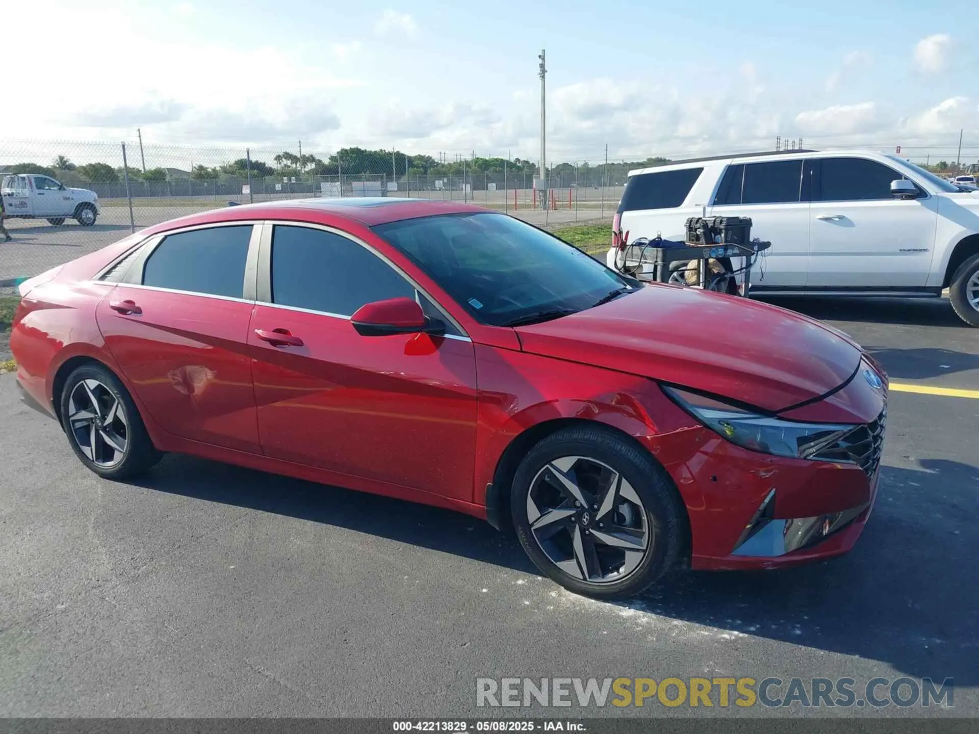 1 Photograph of a damaged car KMHLP4AG2PU458522 HYUNDAI ELANTRA 2023
