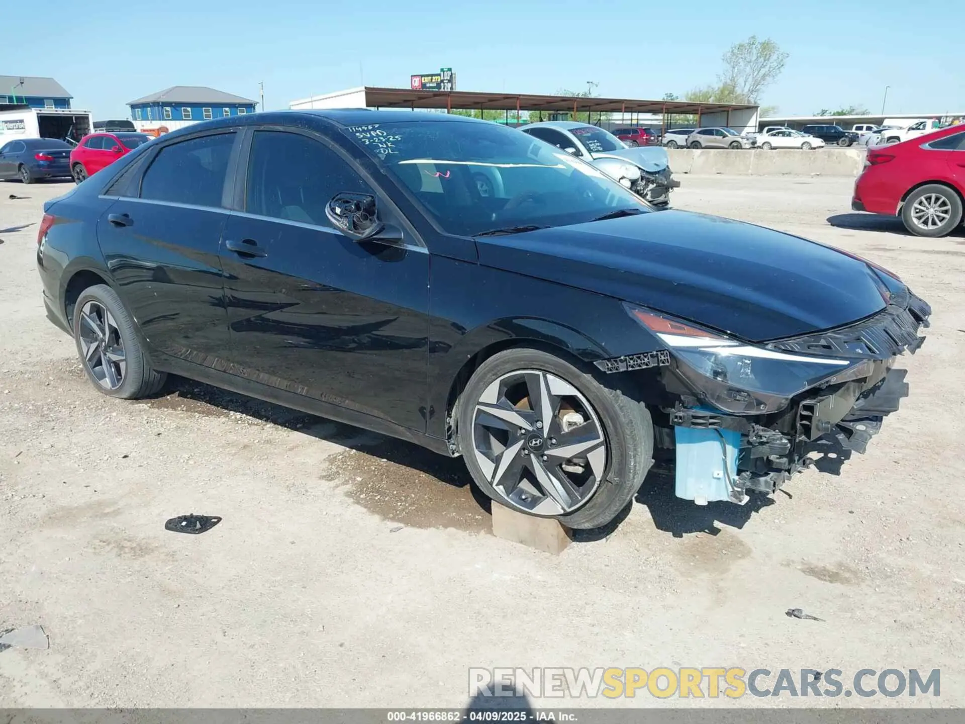 1 Photograph of a damaged car KMHLP4AG2PU473523 HYUNDAI ELANTRA 2023
