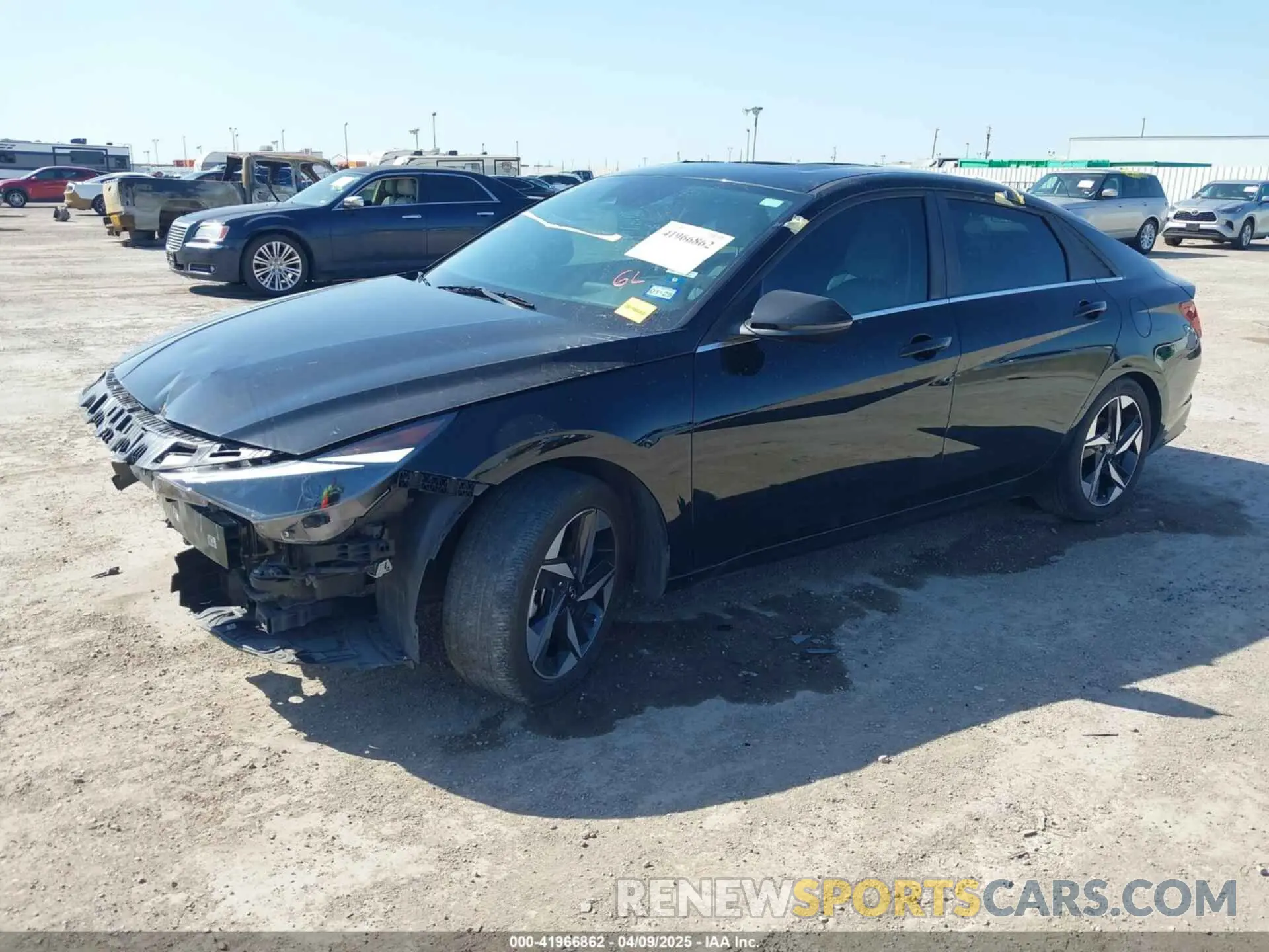 2 Photograph of a damaged car KMHLP4AG2PU473523 HYUNDAI ELANTRA 2023