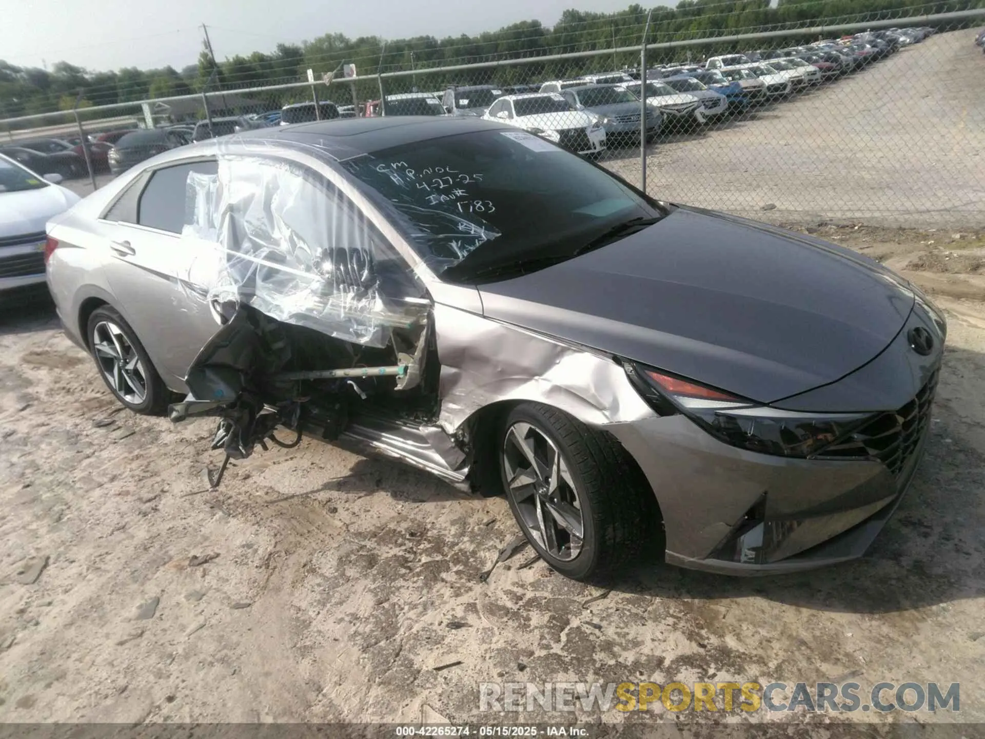 1 Photograph of a damaged car KMHLP4AG2PU504026 HYUNDAI ELANTRA 2023