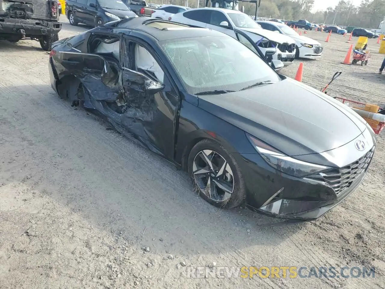 4 Photograph of a damaged car KMHLP4AG2PU608936 HYUNDAI ELANTRA 2023