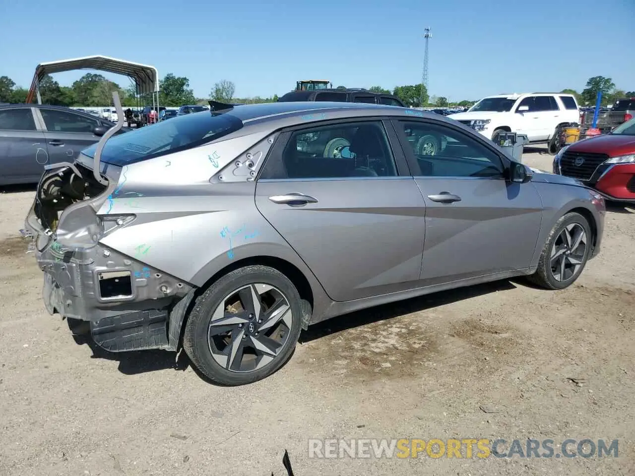 3 Photograph of a damaged car KMHLP4AG2PU617880 HYUNDAI ELANTRA 2023