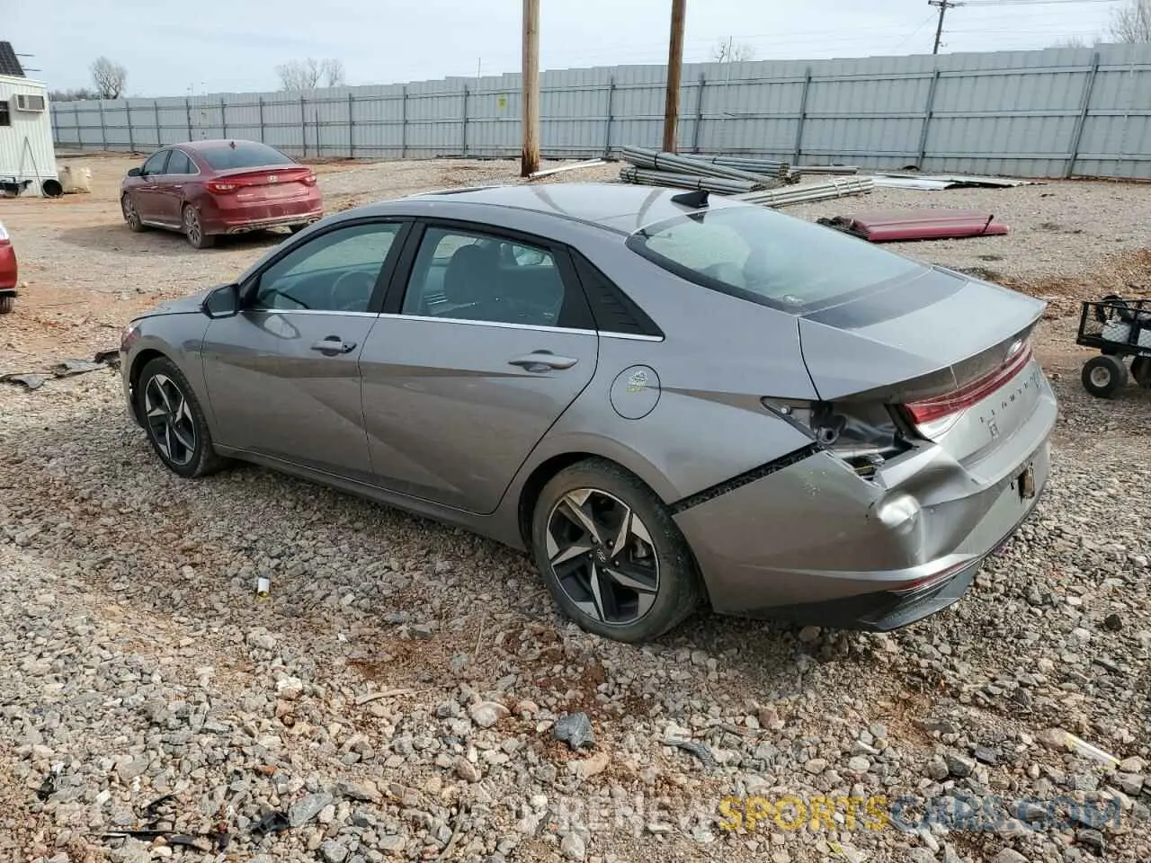 2 Photograph of a damaged car KMHLP4AG3PU394491 HYUNDAI ELANTRA 2023