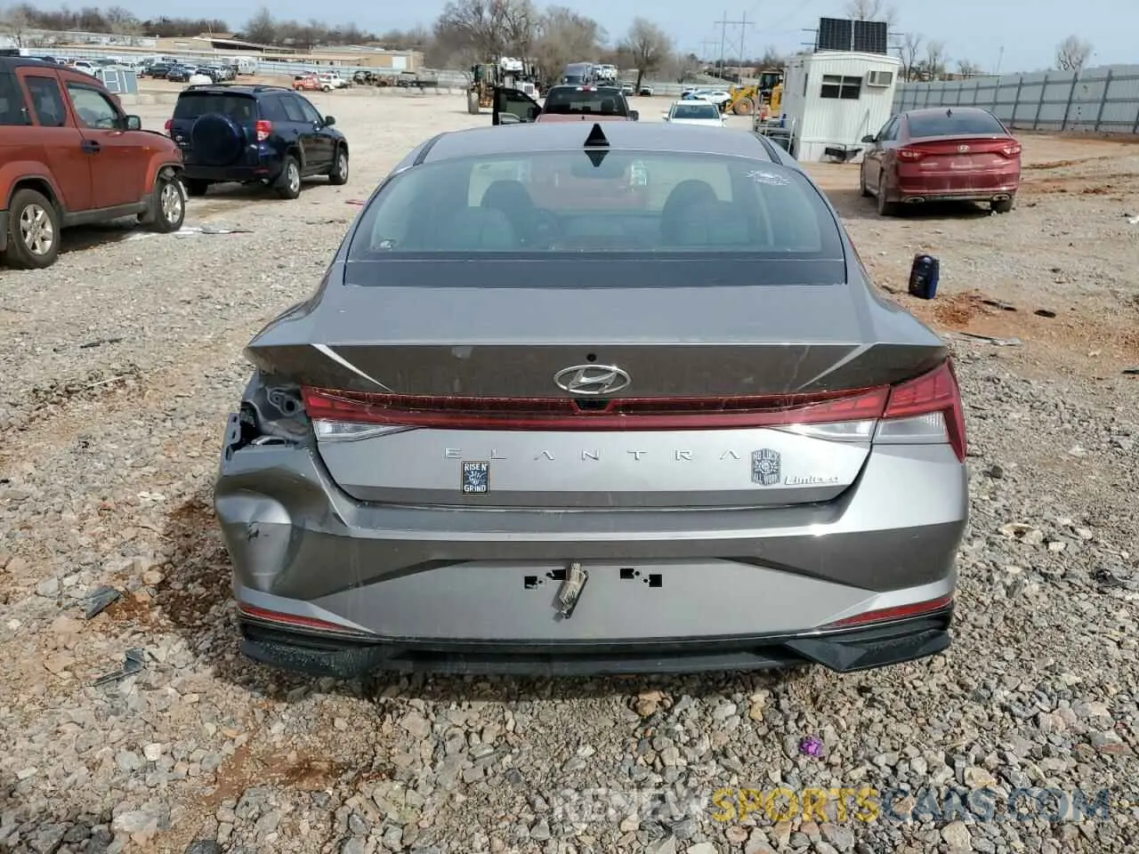 6 Photograph of a damaged car KMHLP4AG3PU394491 HYUNDAI ELANTRA 2023