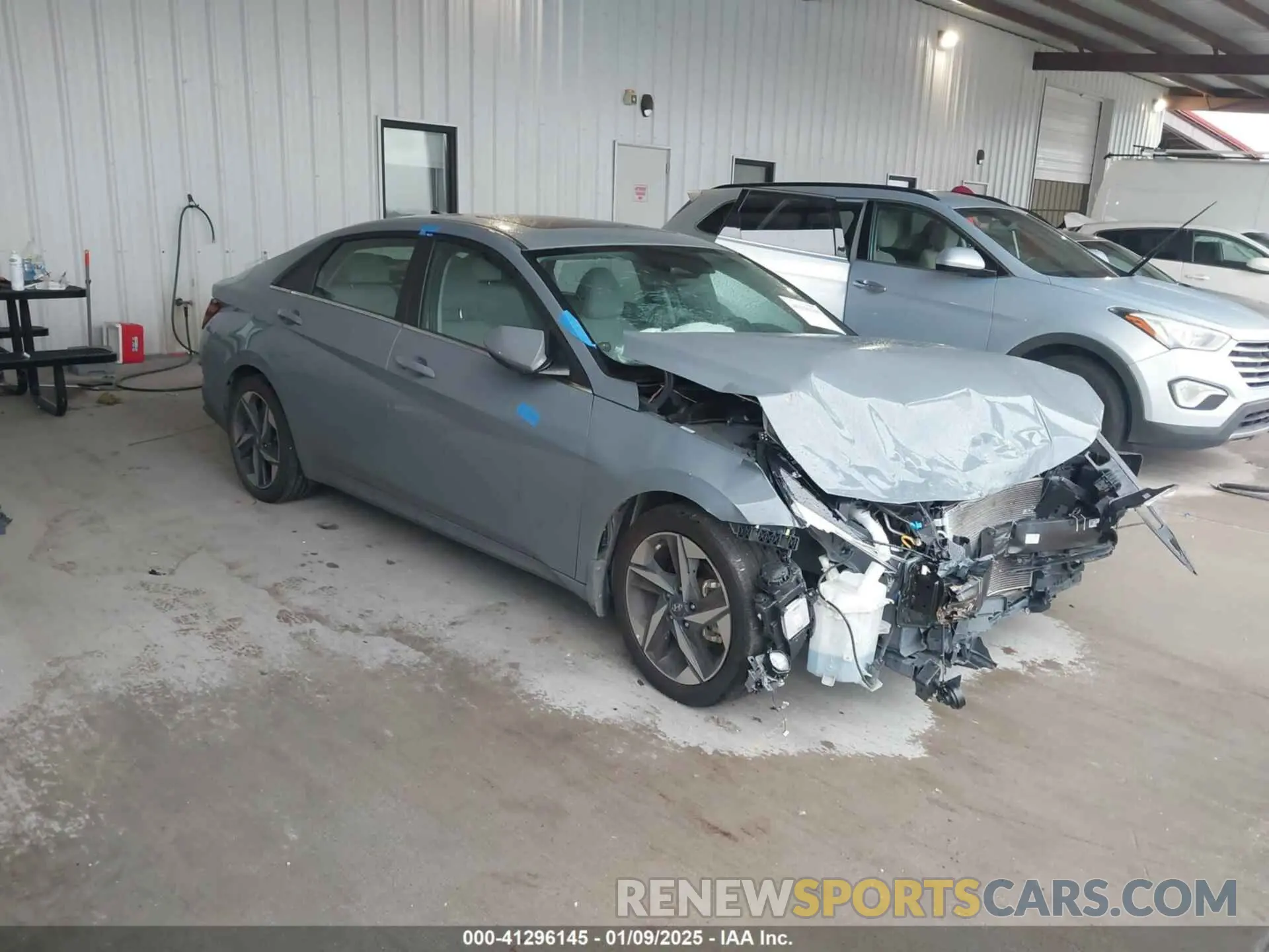 1 Photograph of a damaged car KMHLP4AG4PU427806 HYUNDAI ELANTRA 2023