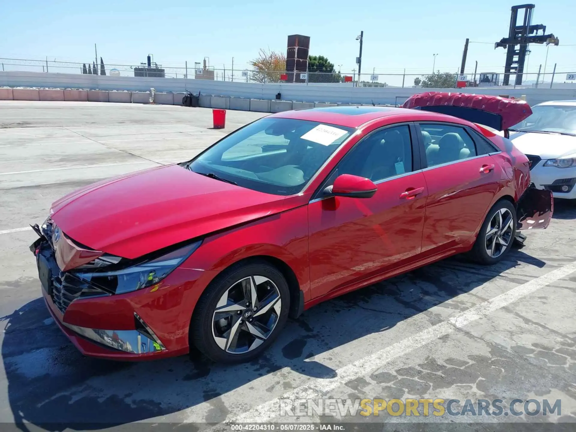 2 Photograph of a damaged car KMHLP4AG5PU479140 HYUNDAI ELANTRA 2023