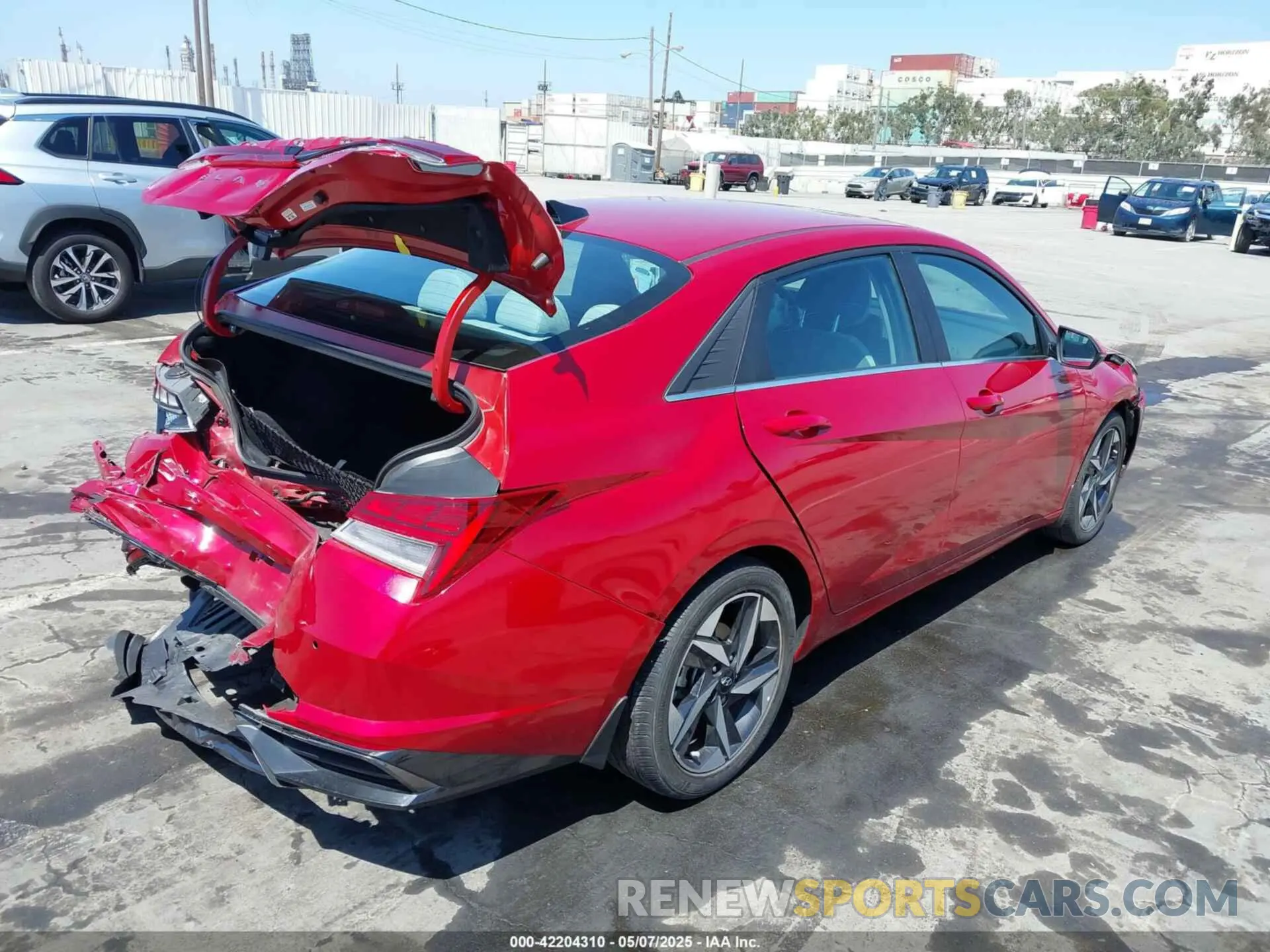 4 Photograph of a damaged car KMHLP4AG5PU479140 HYUNDAI ELANTRA 2023
