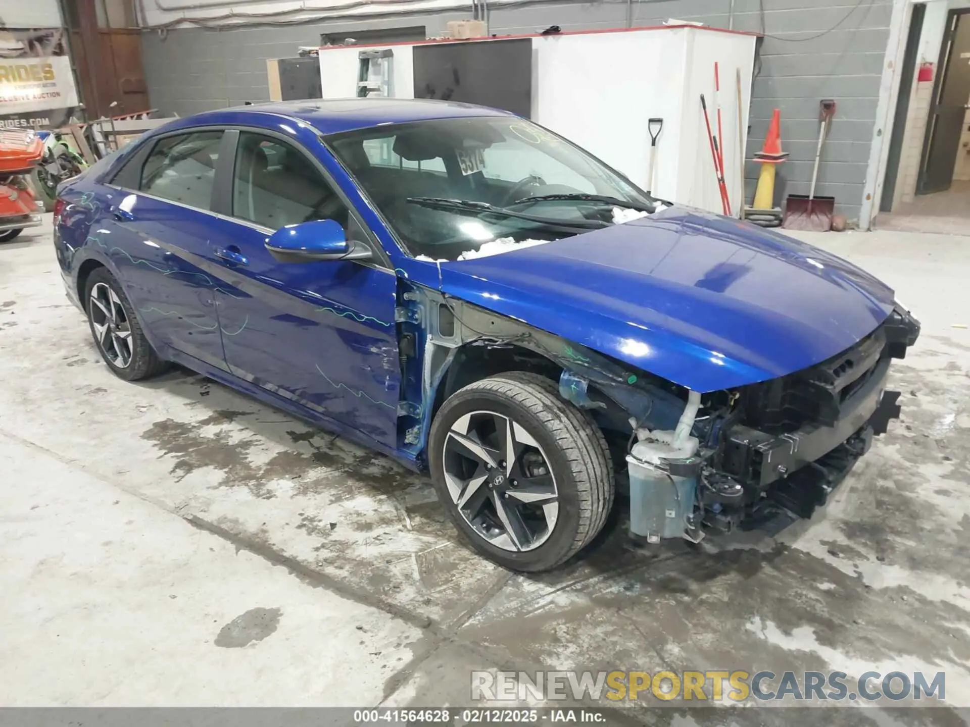 1 Photograph of a damaged car KMHLP4AG5PU482474 HYUNDAI ELANTRA 2023