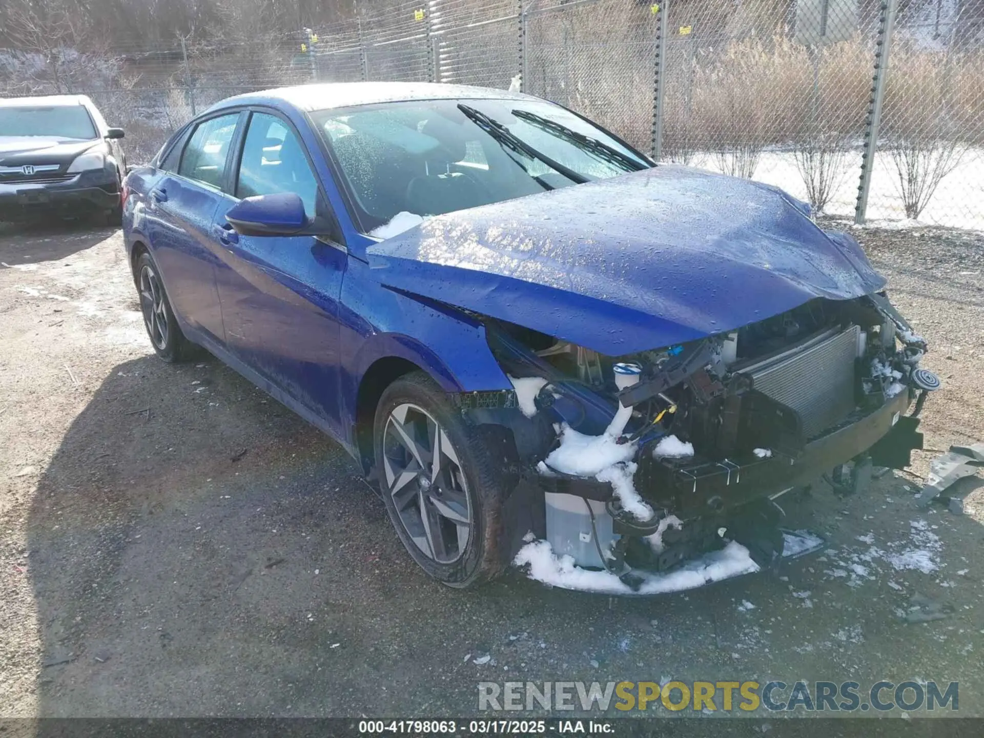 1 Photograph of a damaged car KMHLP4AG6PU495380 HYUNDAI ELANTRA 2023
