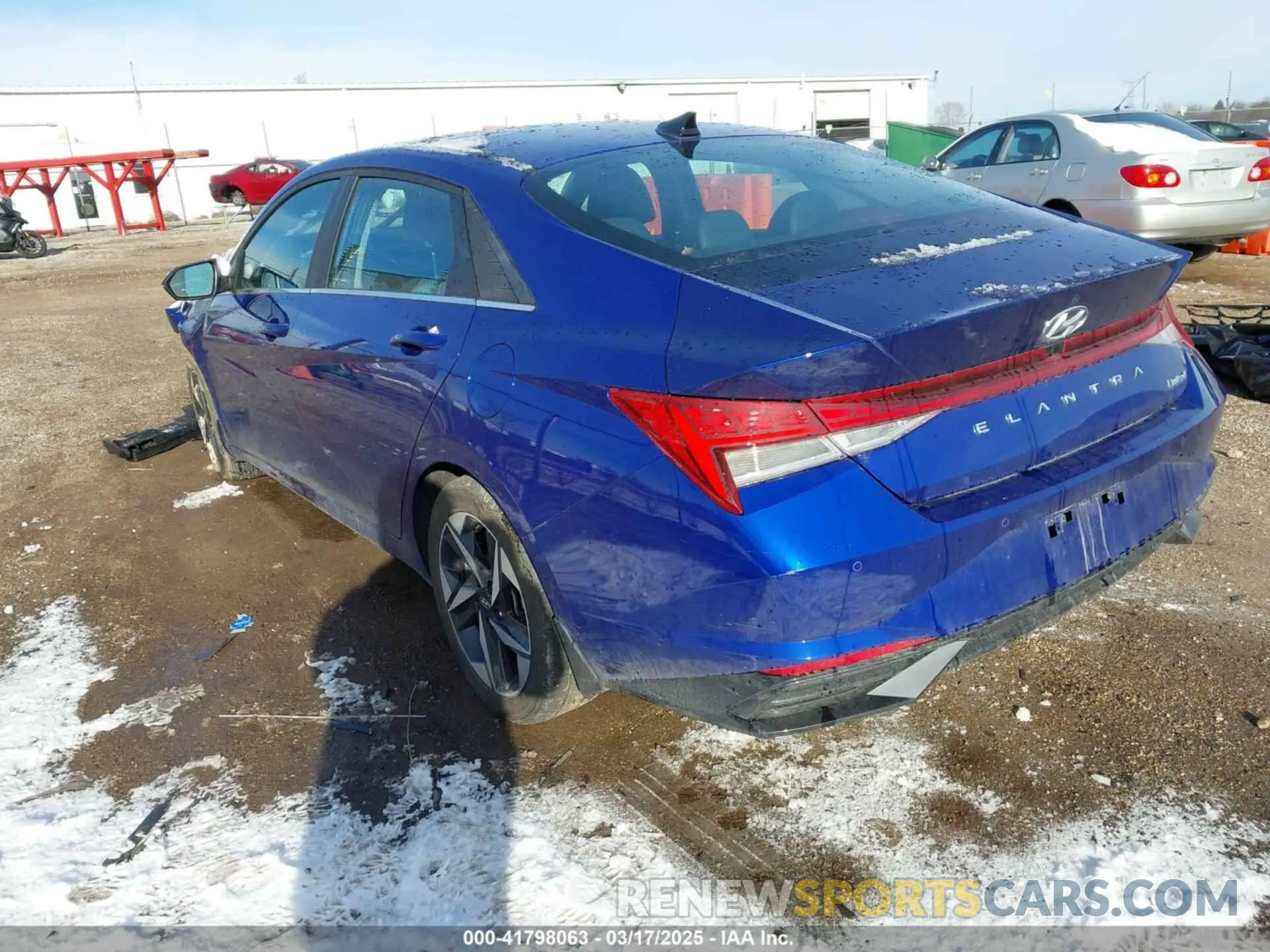 3 Photograph of a damaged car KMHLP4AG6PU495380 HYUNDAI ELANTRA 2023