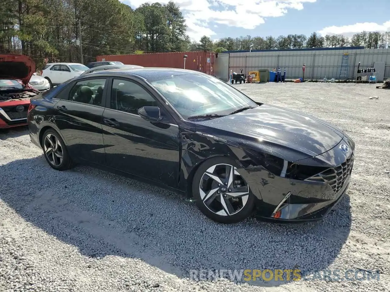 4 Photograph of a damaged car KMHLP4AG6PU499056 HYUNDAI ELANTRA 2023