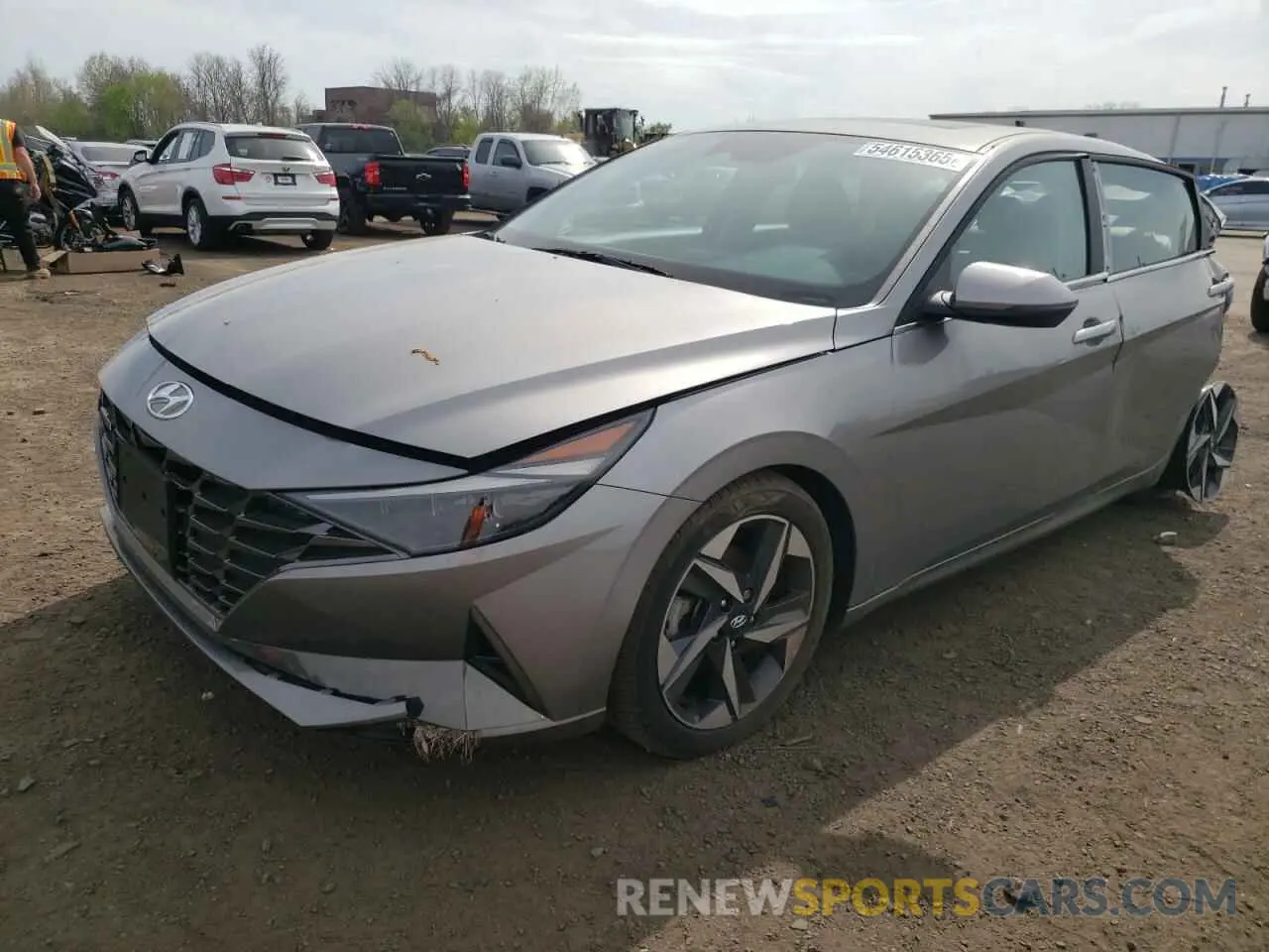 1 Photograph of a damaged car KMHLP4AG6PU521783 HYUNDAI ELANTRA 2023