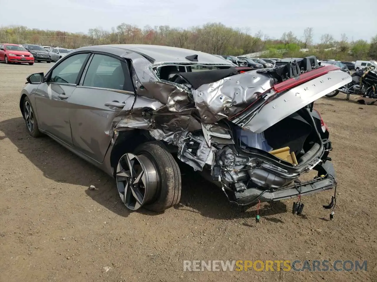 2 Photograph of a damaged car KMHLP4AG6PU521783 HYUNDAI ELANTRA 2023