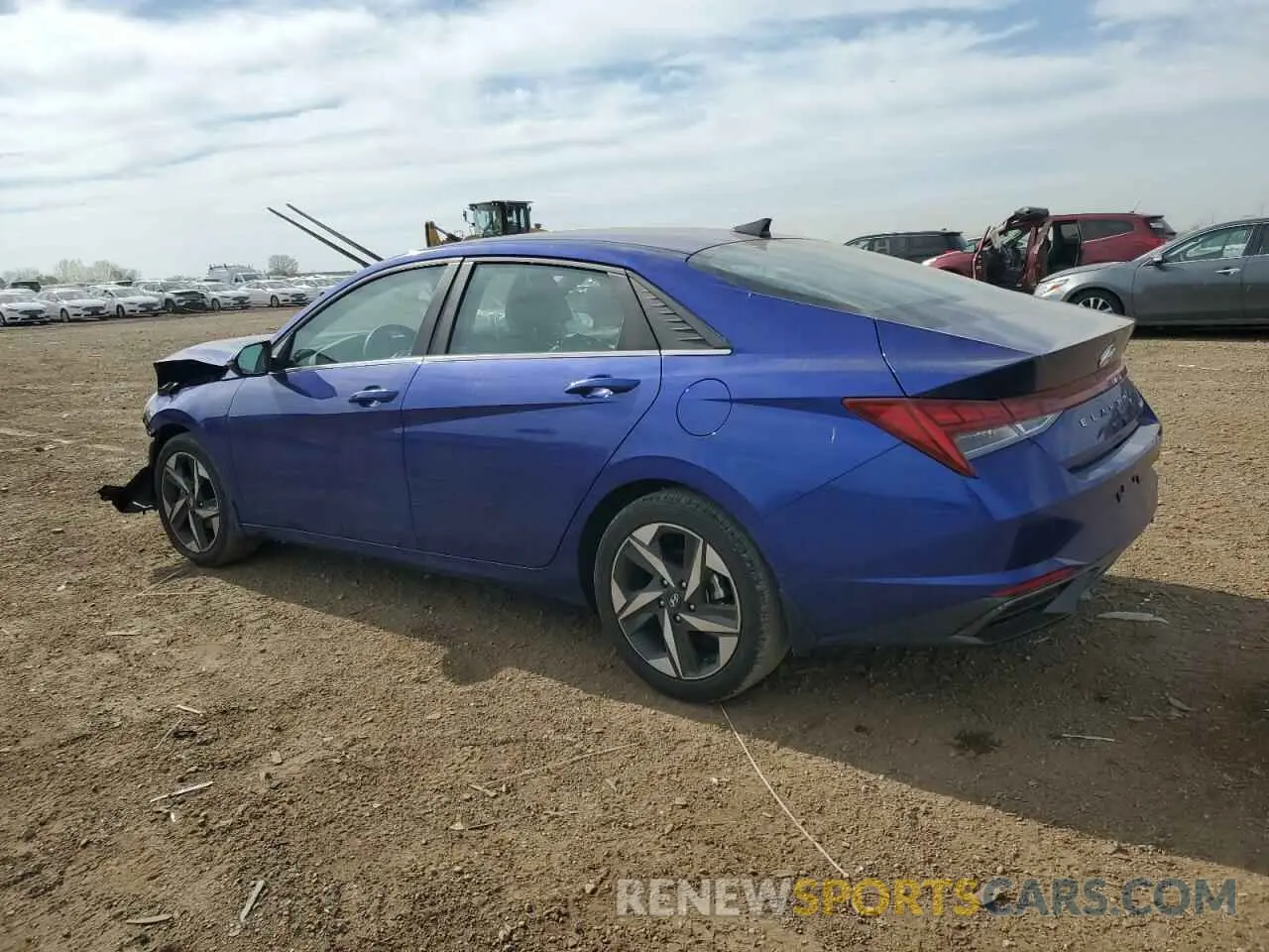 2 Photograph of a damaged car KMHLP4AG7PU402317 HYUNDAI ELANTRA 2023