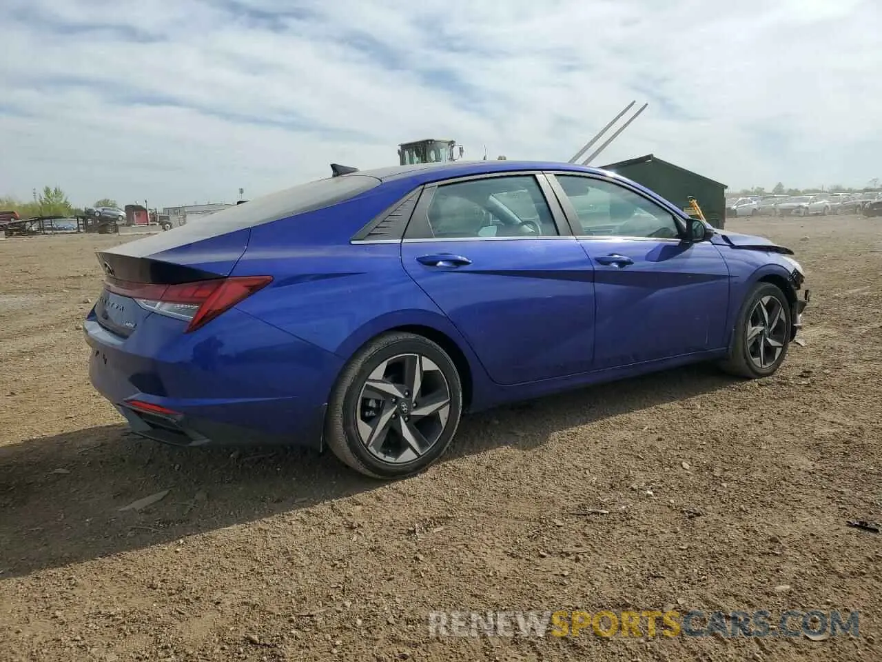 3 Photograph of a damaged car KMHLP4AG7PU402317 HYUNDAI ELANTRA 2023