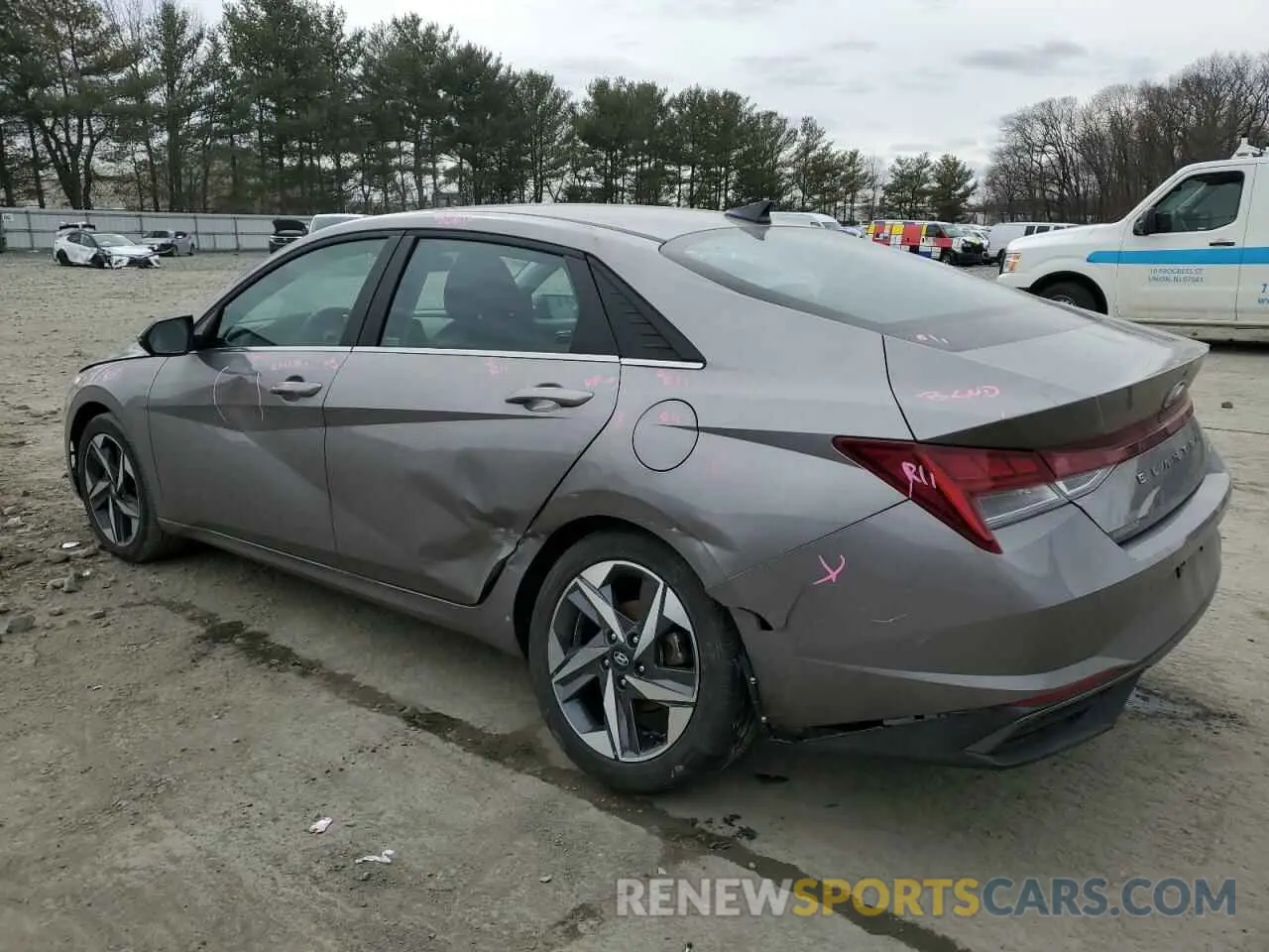 2 Photograph of a damaged car KMHLP4AG7PU620547 HYUNDAI ELANTRA 2023