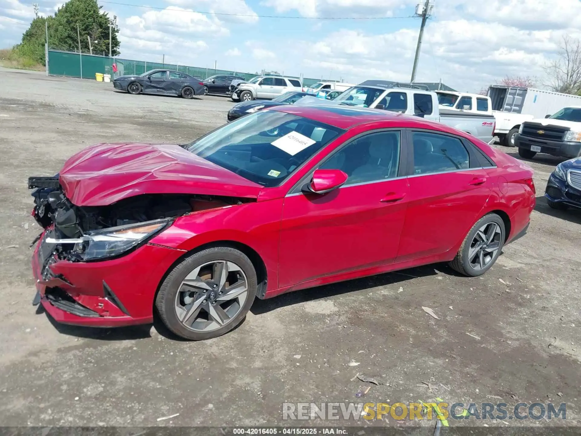 14 Photograph of a damaged car KMHLP4AG8PU504791 HYUNDAI ELANTRA 2023