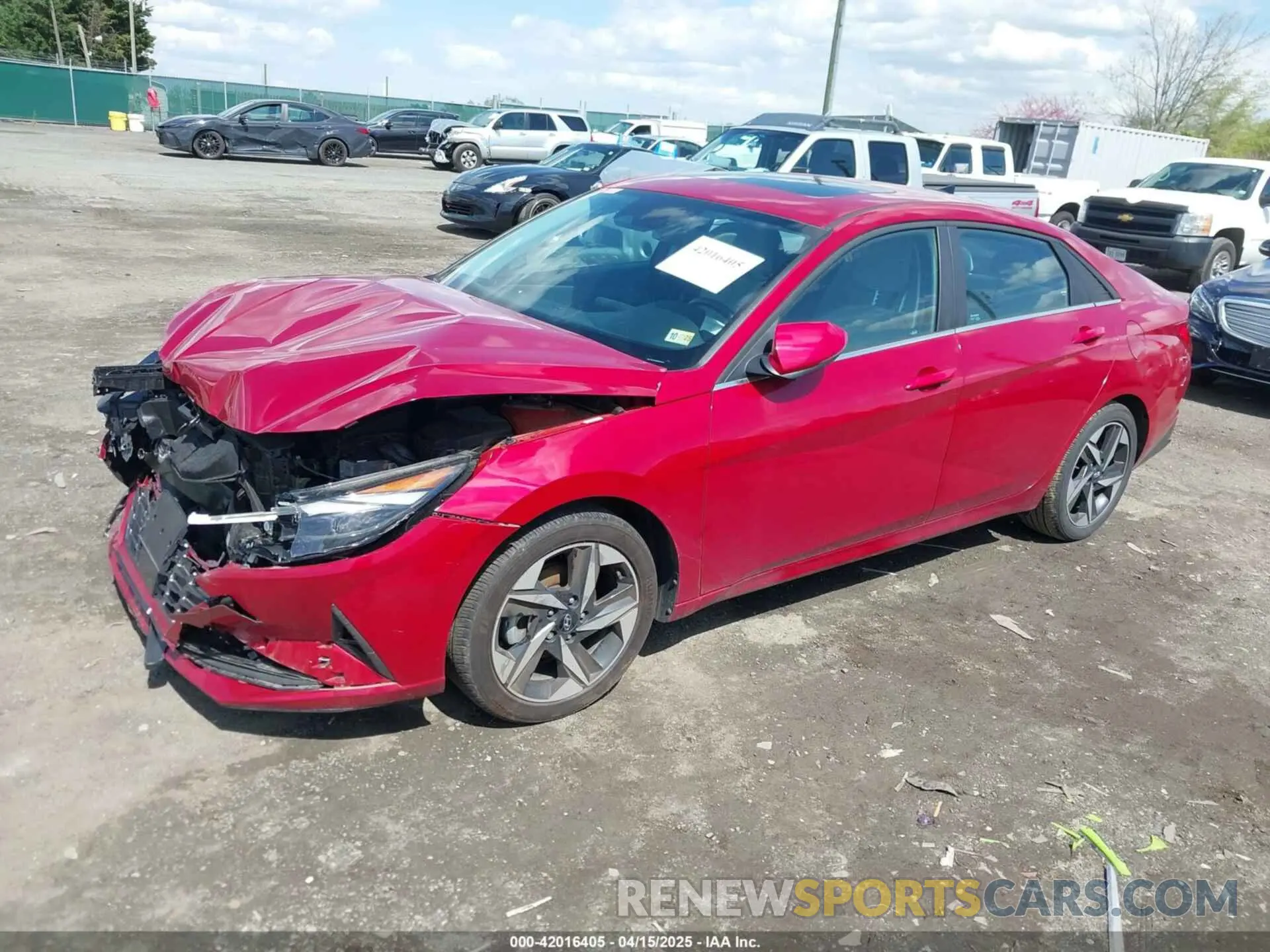 2 Photograph of a damaged car KMHLP4AG8PU504791 HYUNDAI ELANTRA 2023