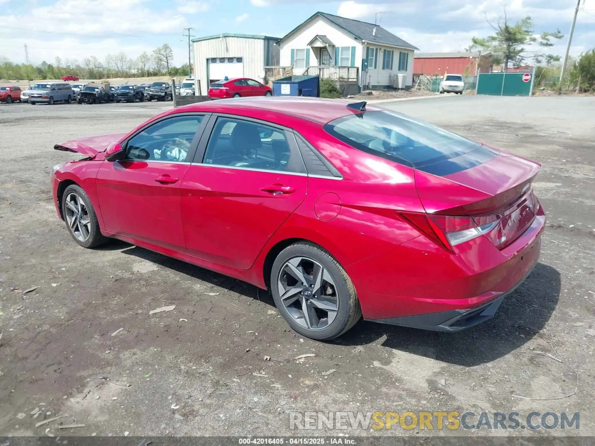 3 Photograph of a damaged car KMHLP4AG8PU504791 HYUNDAI ELANTRA 2023