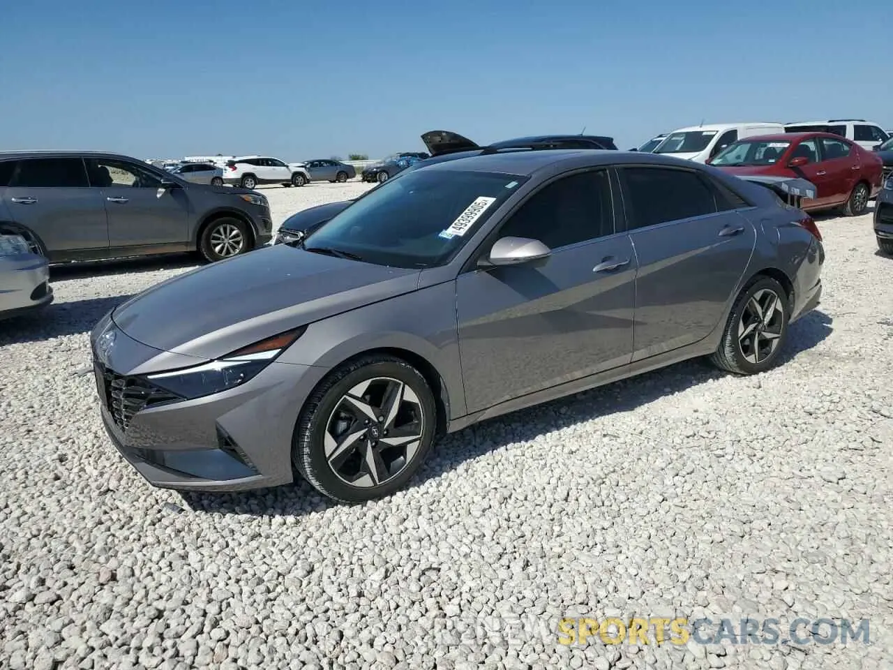 1 Photograph of a damaged car KMHLP4AG8PU588367 HYUNDAI ELANTRA 2023