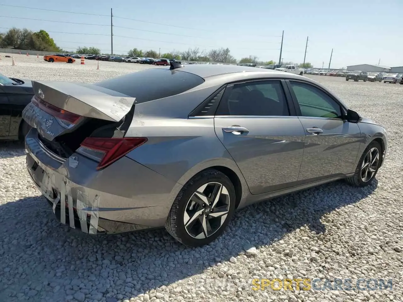 3 Photograph of a damaged car KMHLP4AG8PU588367 HYUNDAI ELANTRA 2023