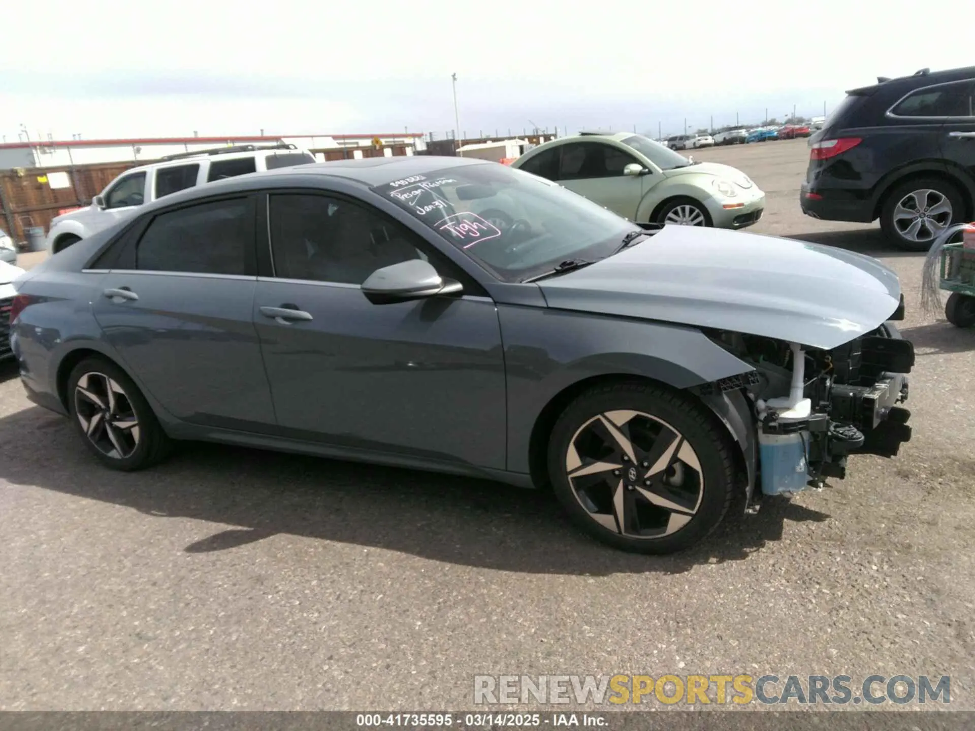 13 Photograph of a damaged car KMHLP4AG9PU454533 HYUNDAI ELANTRA 2023