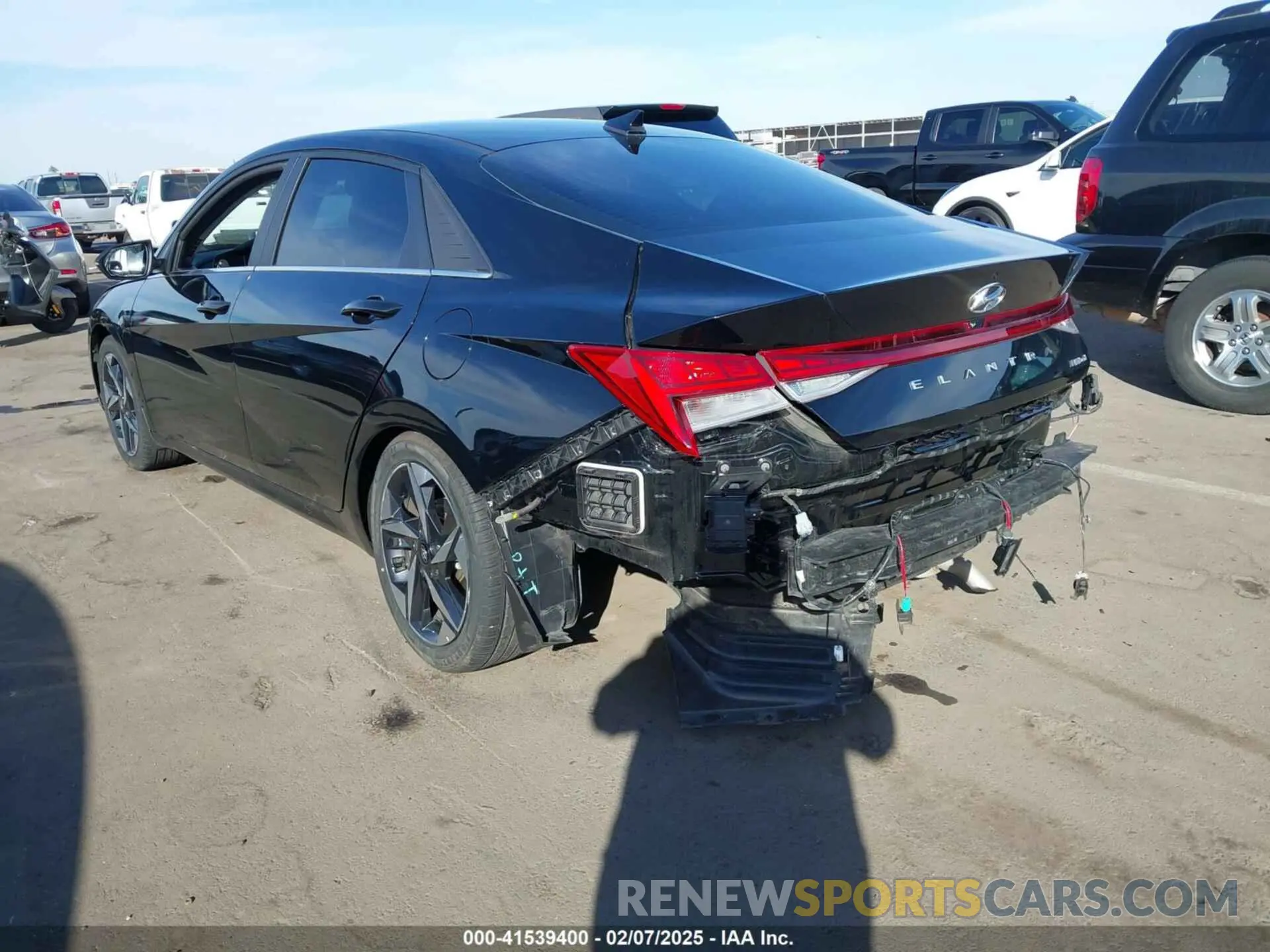 3 Photograph of a damaged car KMHLP4AG9PU505917 HYUNDAI ELANTRA 2023
