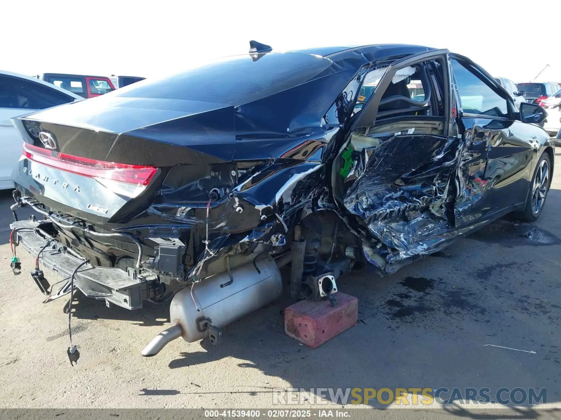 6 Photograph of a damaged car KMHLP4AG9PU505917 HYUNDAI ELANTRA 2023